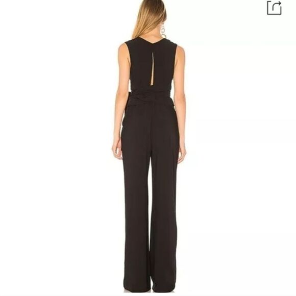 NWT Halston Heritage Black Jumpsuit - Picture 8 of 12